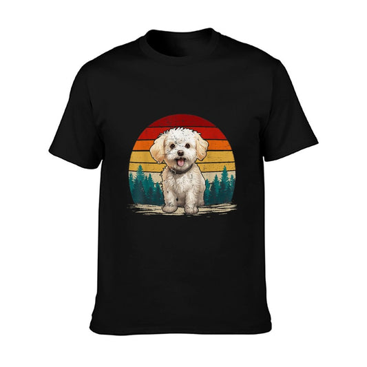 Maltipoo Dog Vintage Style Distressed Retro Maltipoo T-Shirt