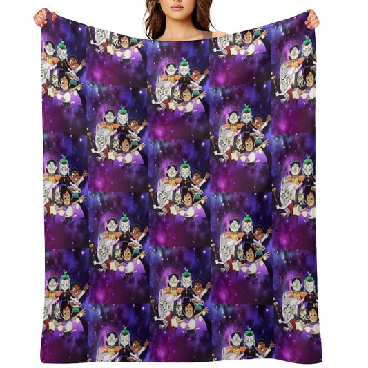 The Owl House Team Throw Blanket