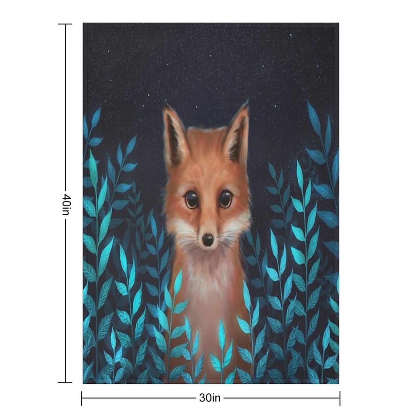 Fox Throw Blanket