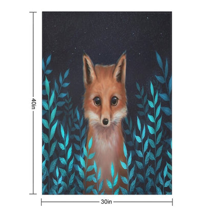 Fox Throw Blanket