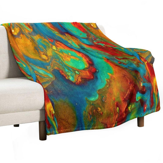 Patina Swirl Throw Blanket
