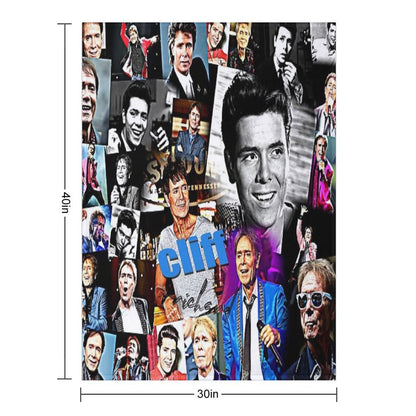 Cliff Richard Throw Blanket