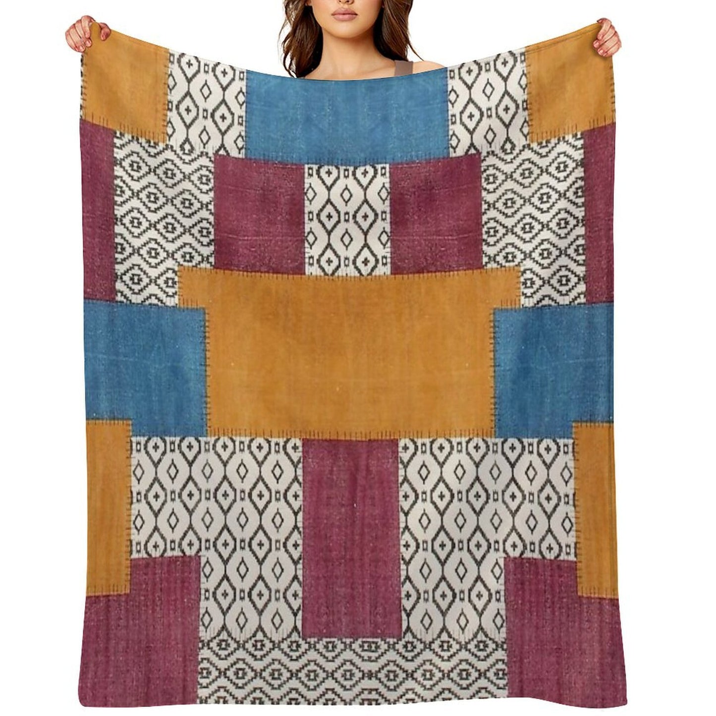 Heritage Abstract Design Throw Blanket