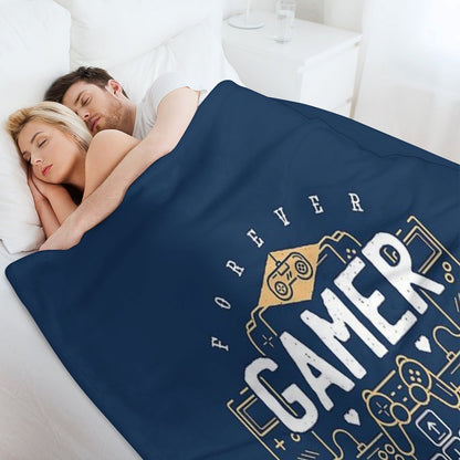 Forever Gamer Throw Blanket