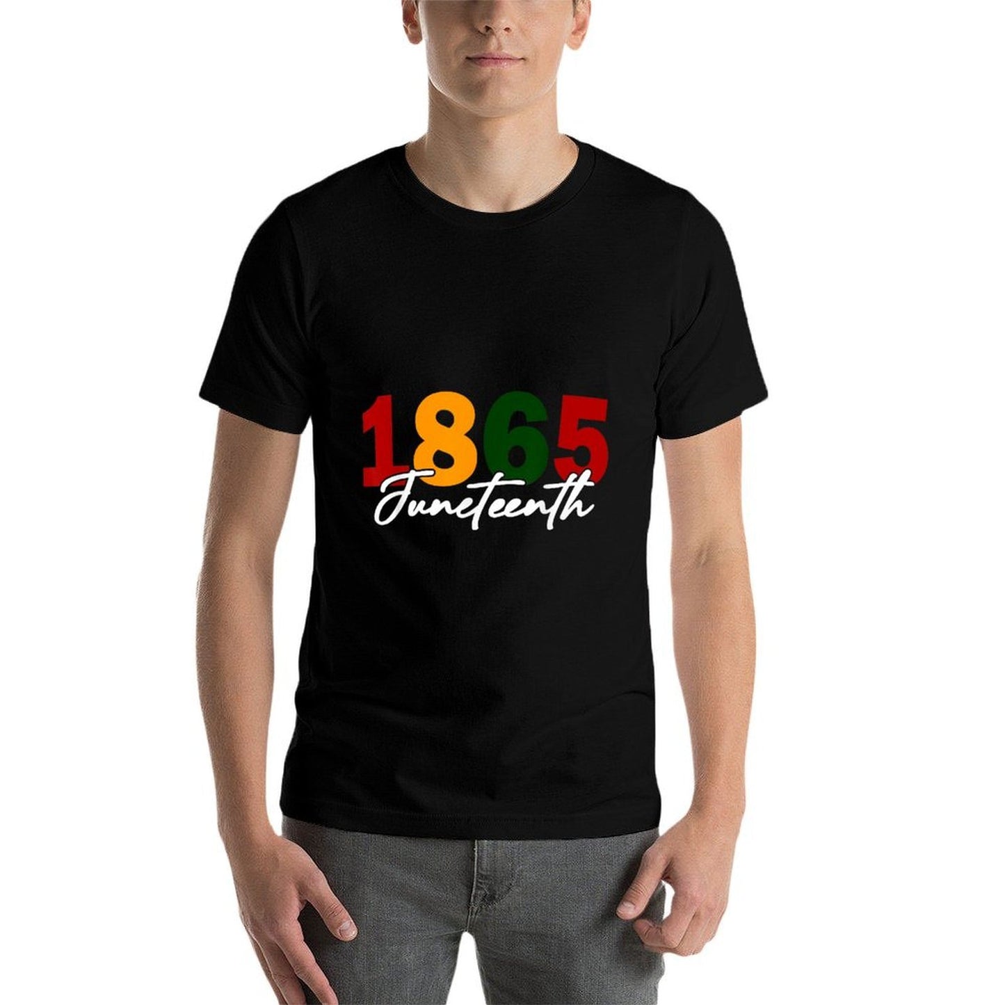 Juneteenth 2025 Women Men African American Juneteenth 1865  Cotton T-Shirt