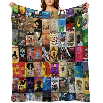 Shakespeare Plays Throw Blanket