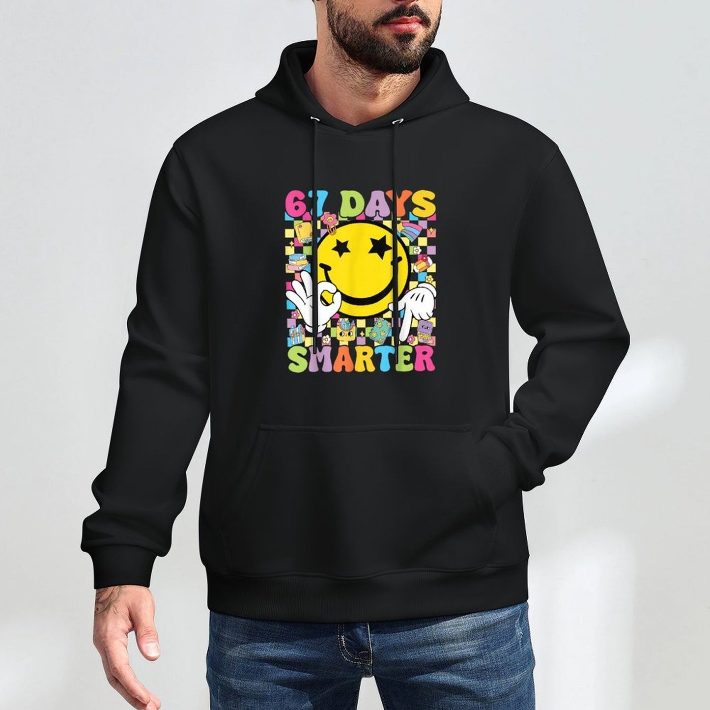 67 Days Smarter Funny Six Seven 67 Meme Teacher Students Shrink-Resistant Hoodie