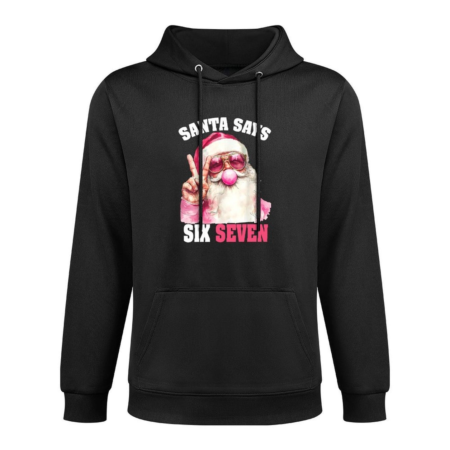 Funny Santa Says Six Seven Christmas 67 Meme Xmas Boys Girls Moisture-Wicking Hoodie