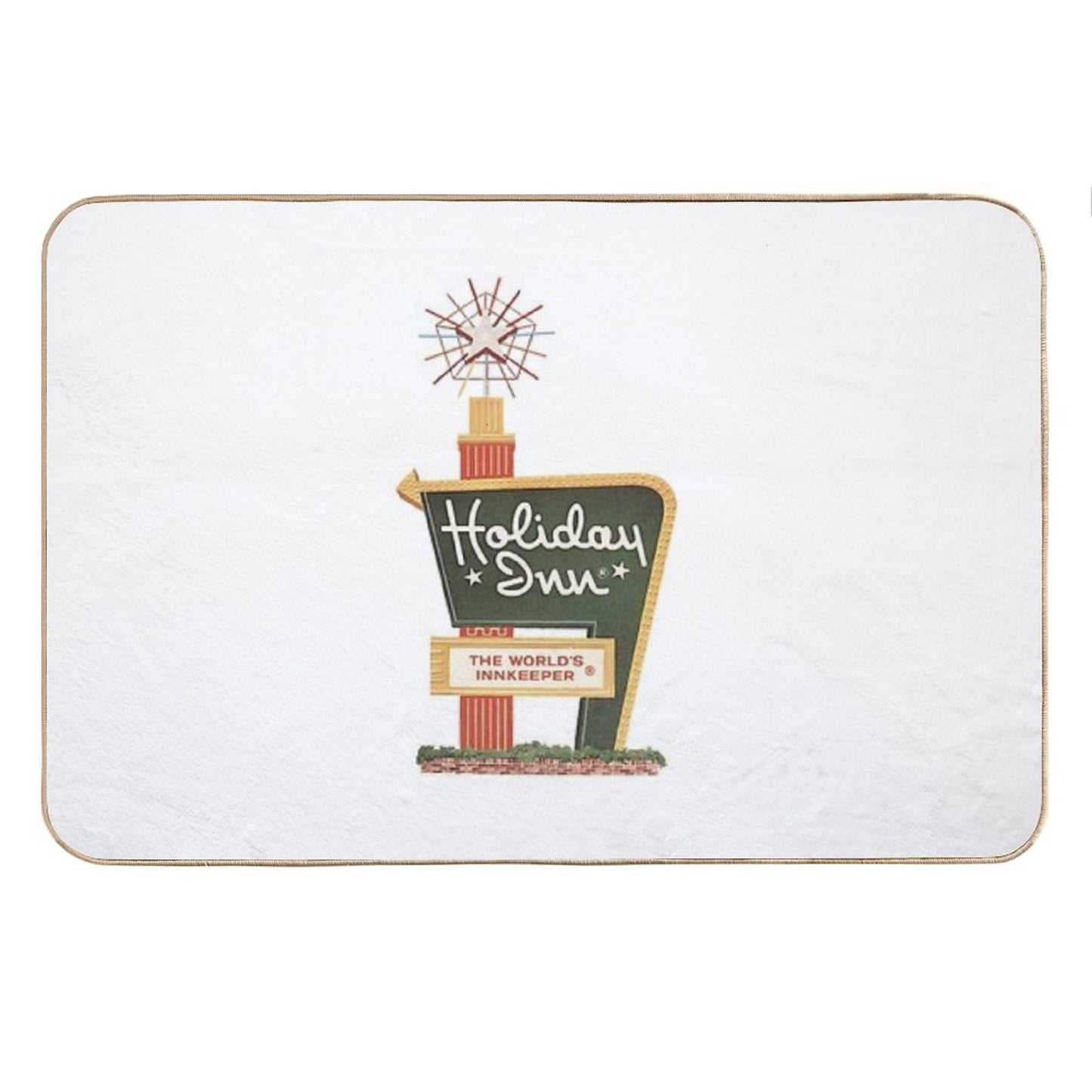 Iconic Holiday Inn Sign Bath Mat