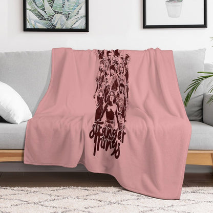 3 Times Stranger Throw Blanket