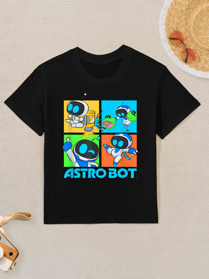 Astro Bot Rescue Mission Fighting Pose Video Game Kids T-Shirt