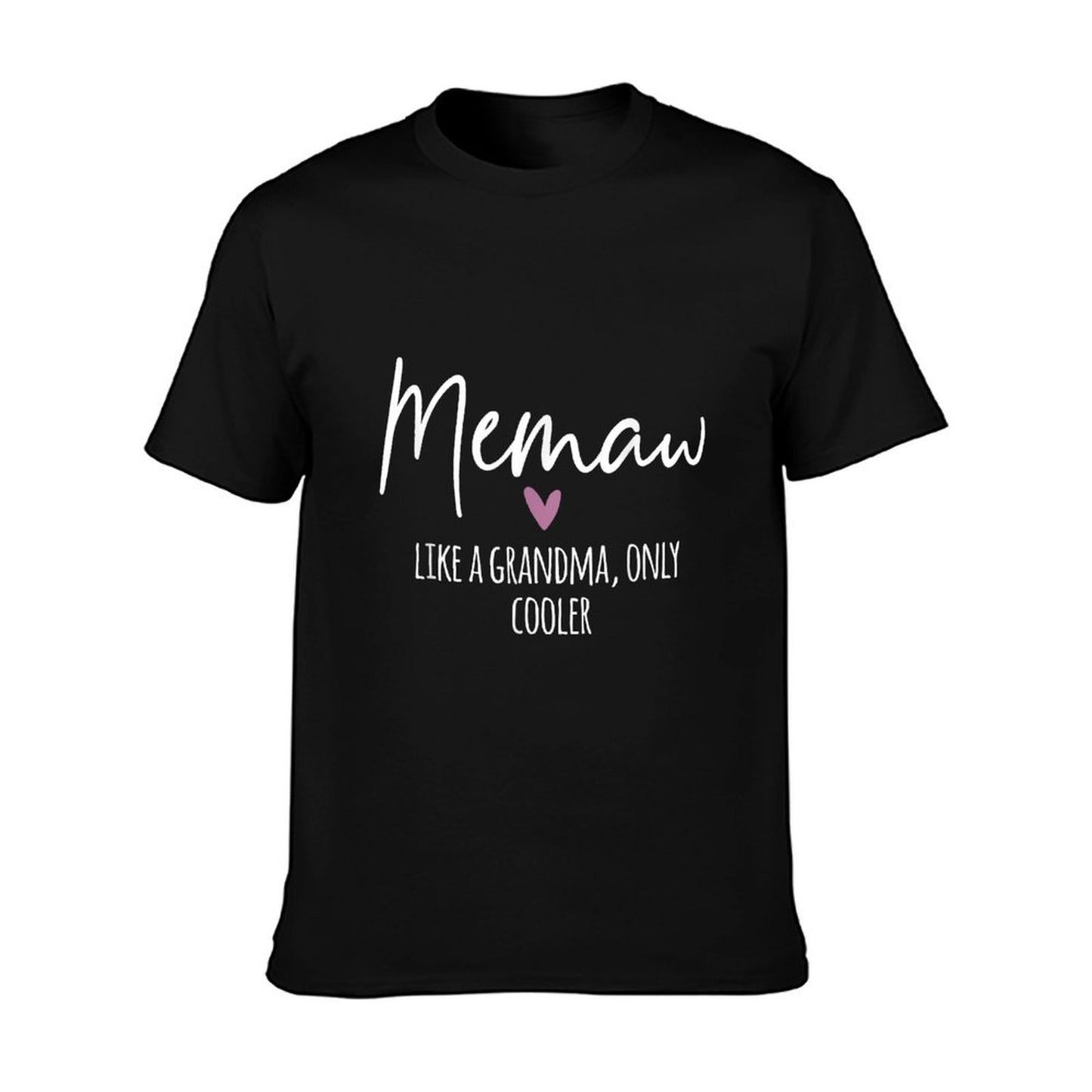 Memaw Like A Grandma Only Cooler Heart Mother&#39;s Day Memaw T-Shirt
