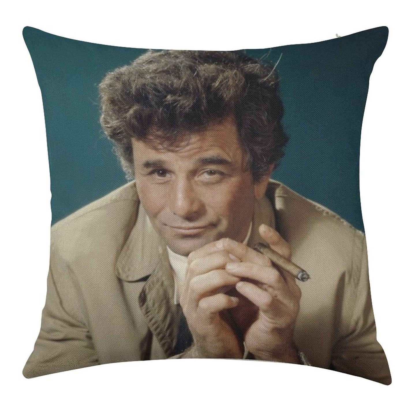 Columbo Linen Throw Pillow Cover