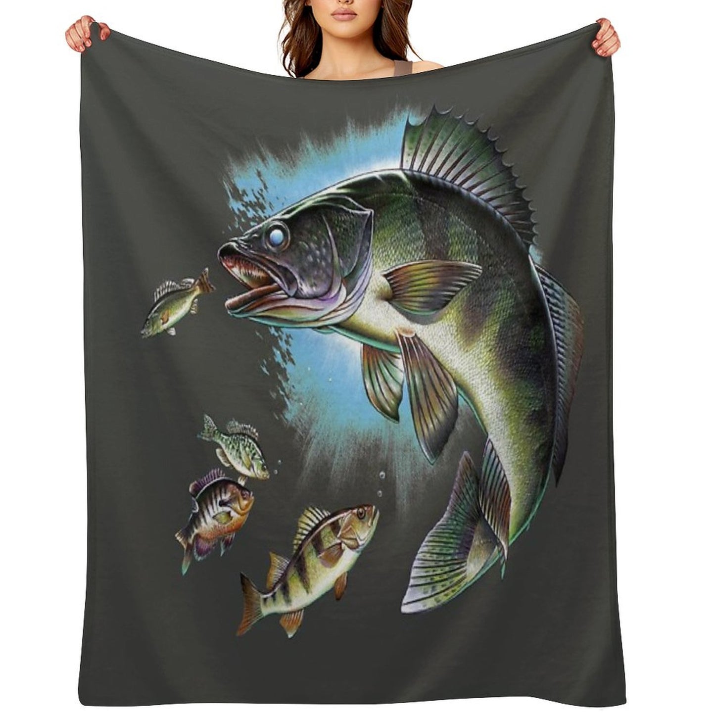 Walleye Throw Blanket