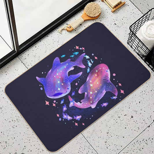 Cosmic Whale Shark Bath Mat