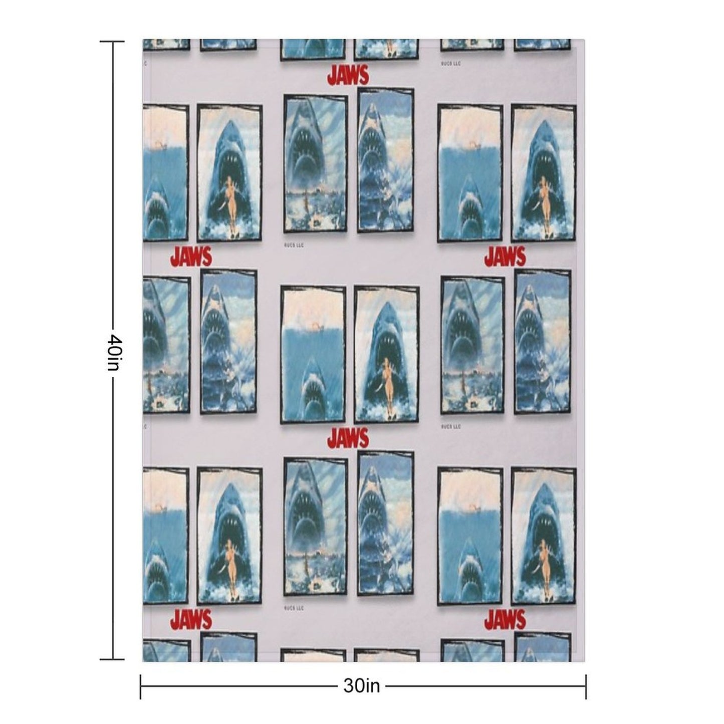 The Jaws Moments Throw Blanket