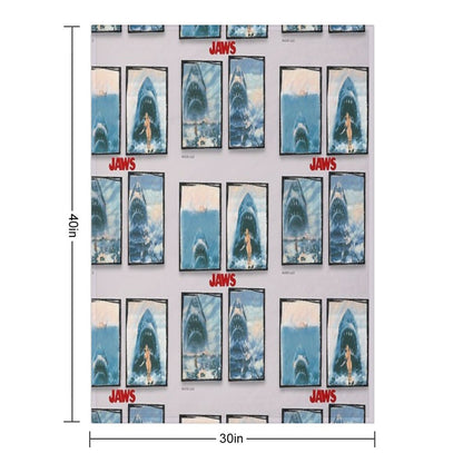 The Jaws Moments Throw Blanket