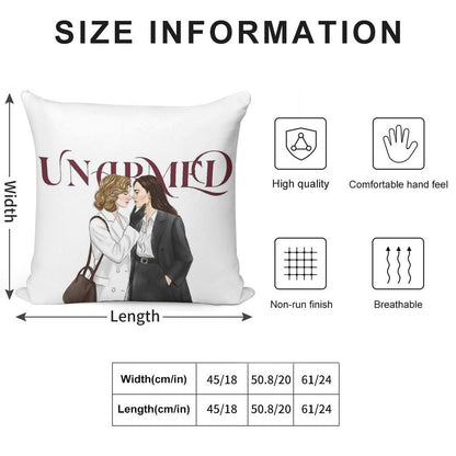 Unarmed Merch Vol. II Soft Home Decor Throw Pillow