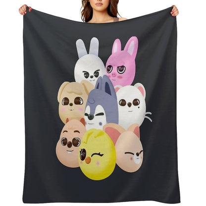 SKZOO Stray Kids SKZ Throw Blanket