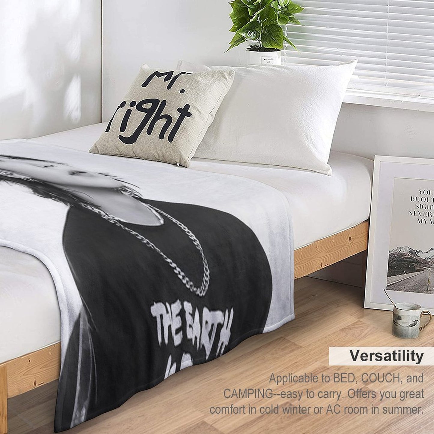 Yoongi Concert Throw Blanket