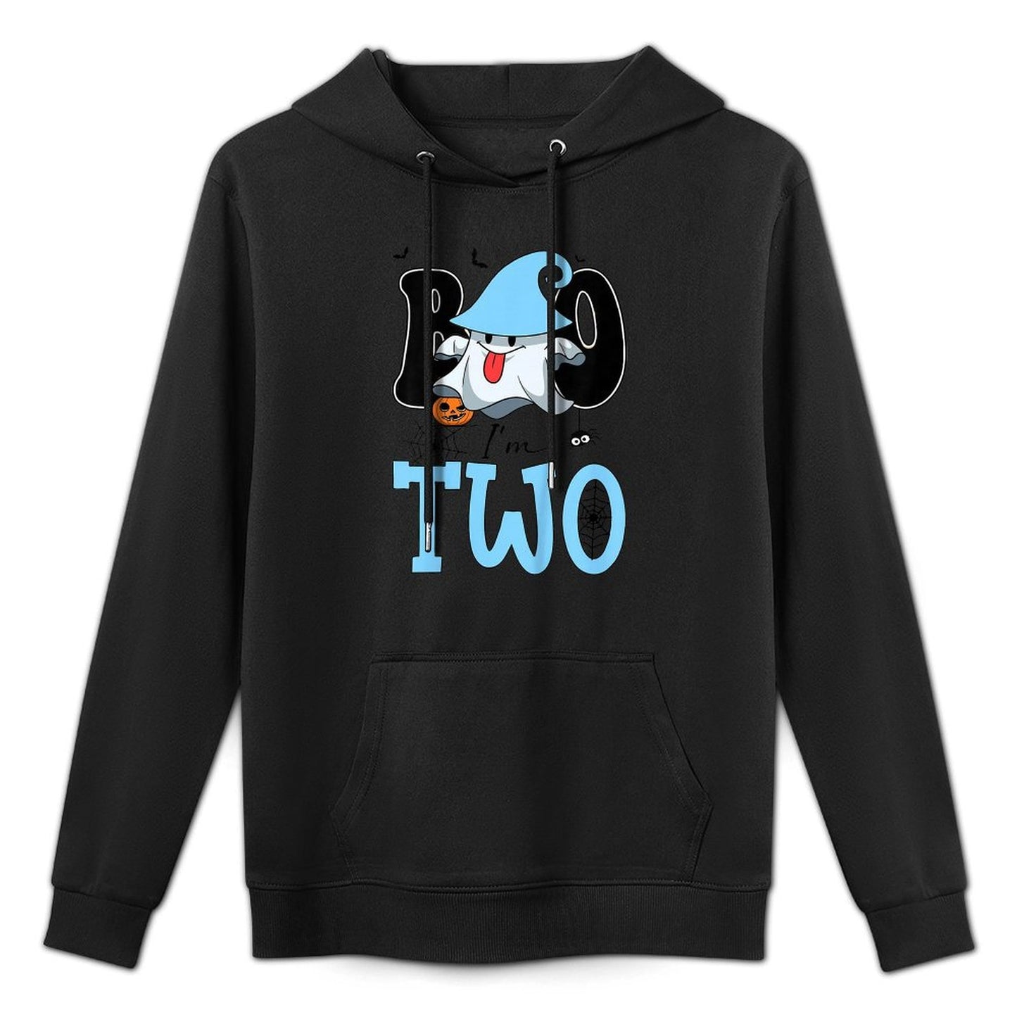 Kid Boo Im Two 2nd Birthday Ghost Halloween Costume Toddler Breathable Fabric Hoodie