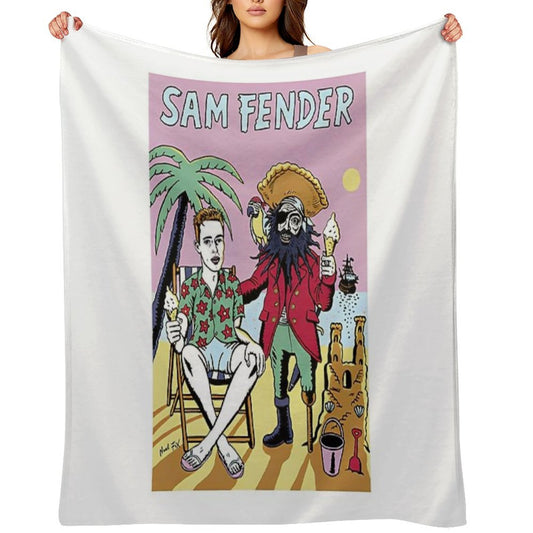 Sam Fender Merch Throw Blanket