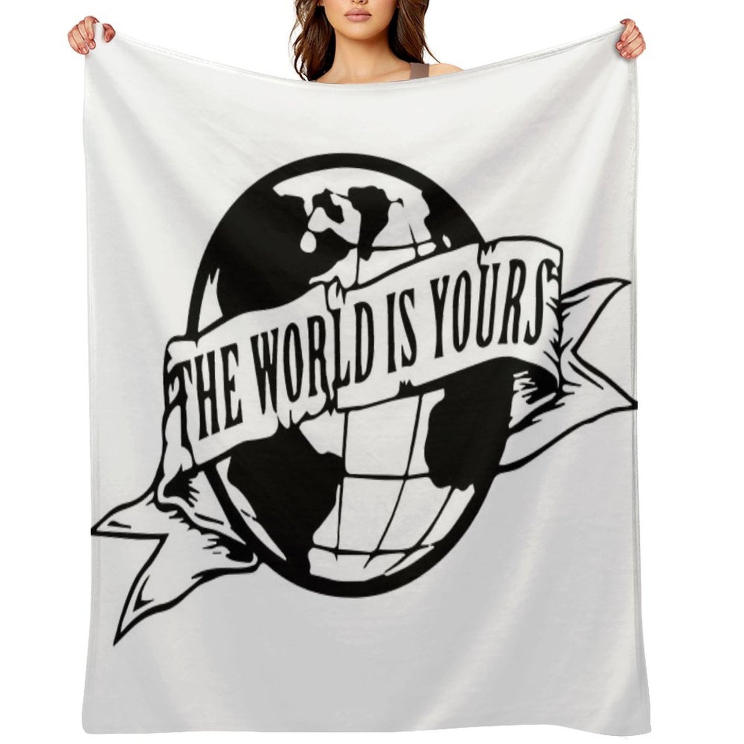 The World Is Yours Throw Blanket