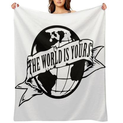 The World Is Yours Throw Blanket