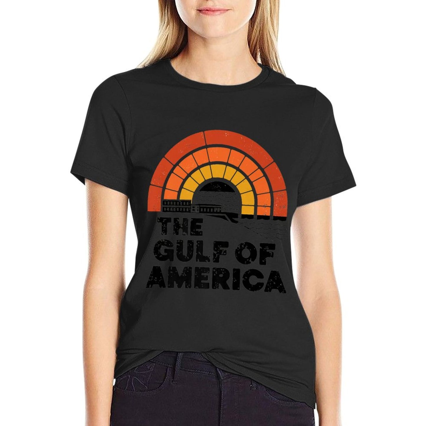 Retro Gulf Of USA America Gulf of Mexico Or America Premium T-Shirt