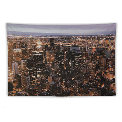 New York at Night Tapestry