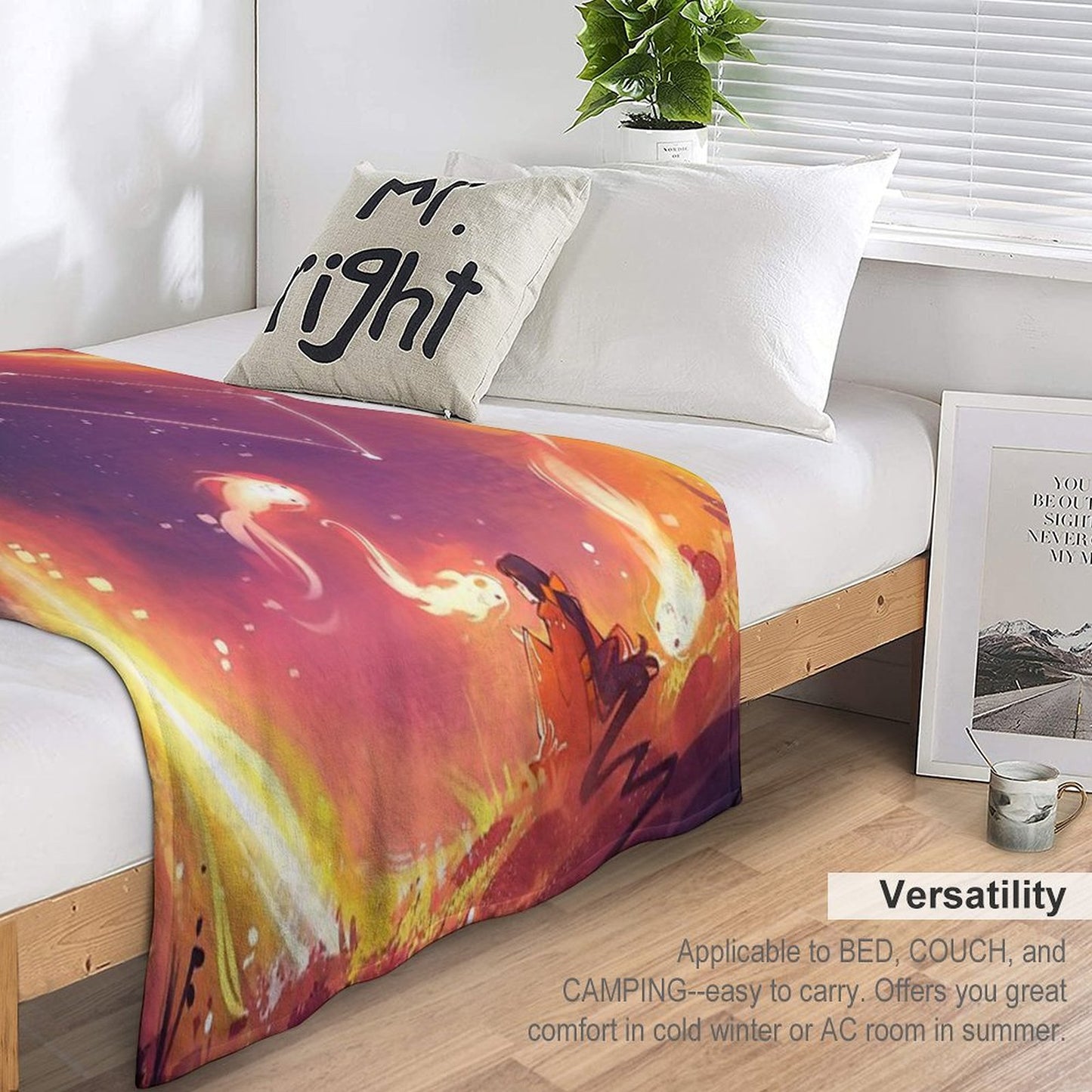 Sky Dancer Throw Blanket