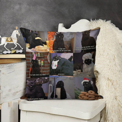 Musings of Salem Linen Throw Pillow Cover
