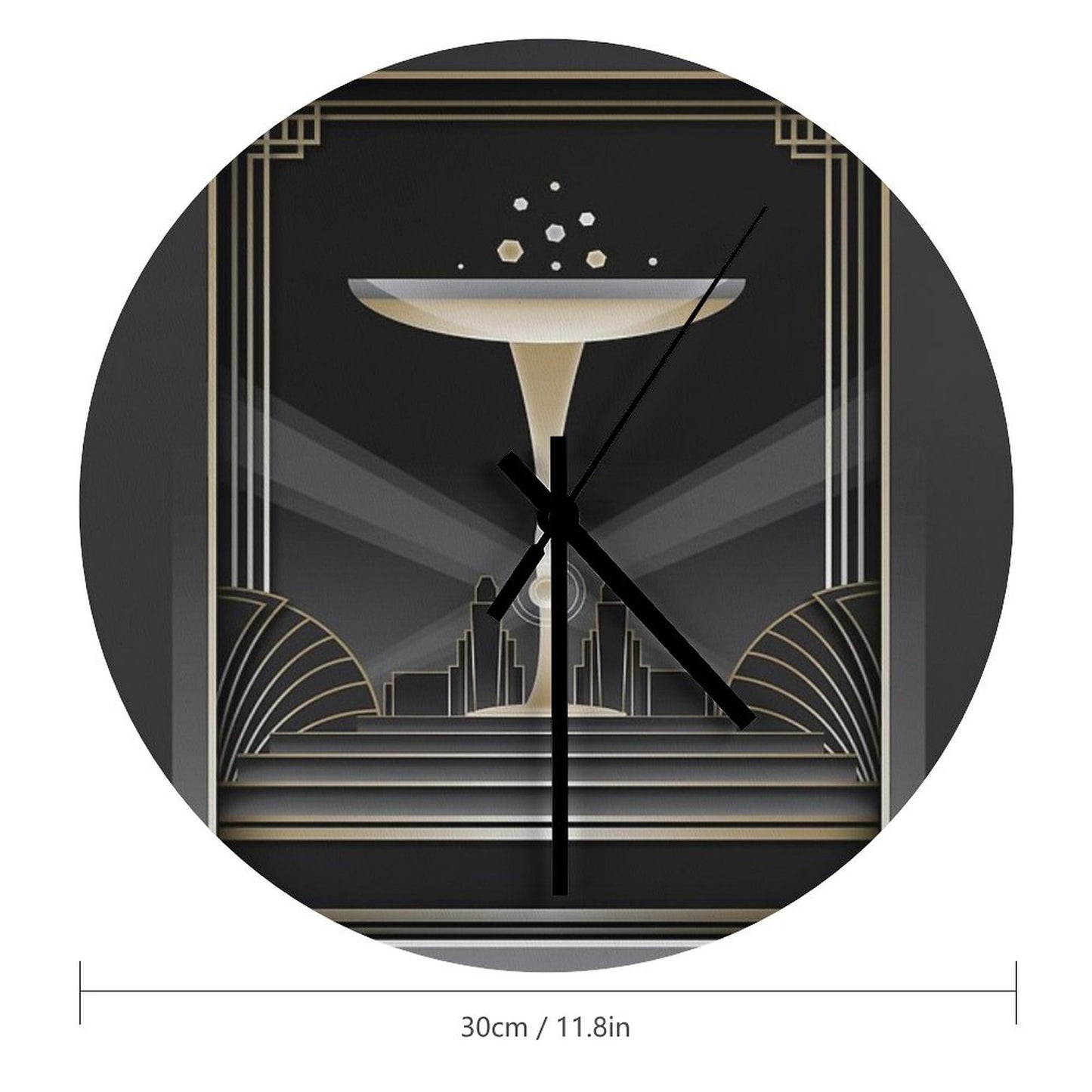 Art Deco Design VI Wall Clock