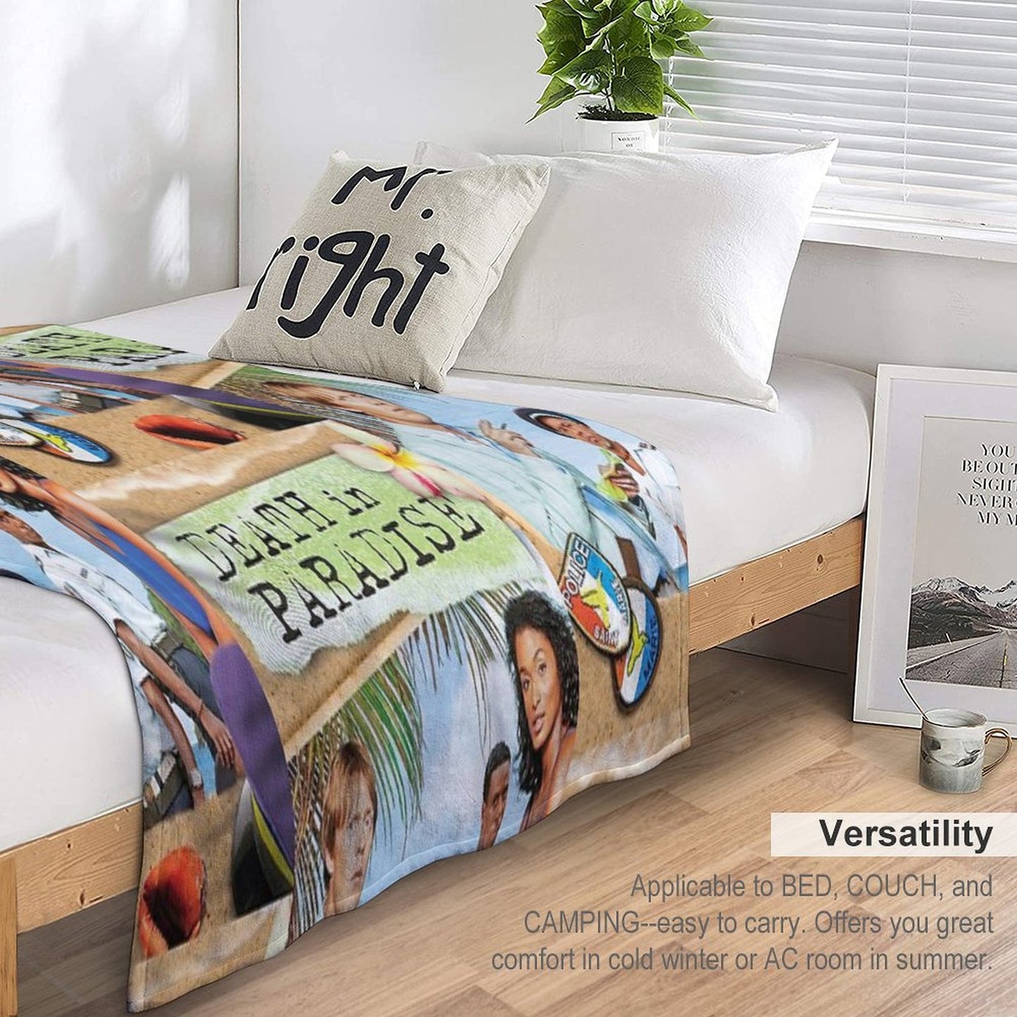 BBC Death in Paradise Throw Blanket