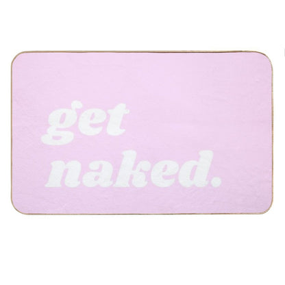 Pink Get Naked Bath Mat