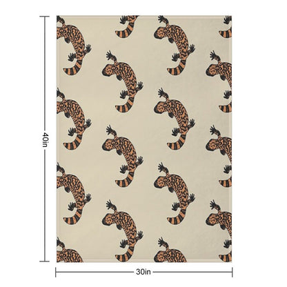 Gila Monster Throw Blanket