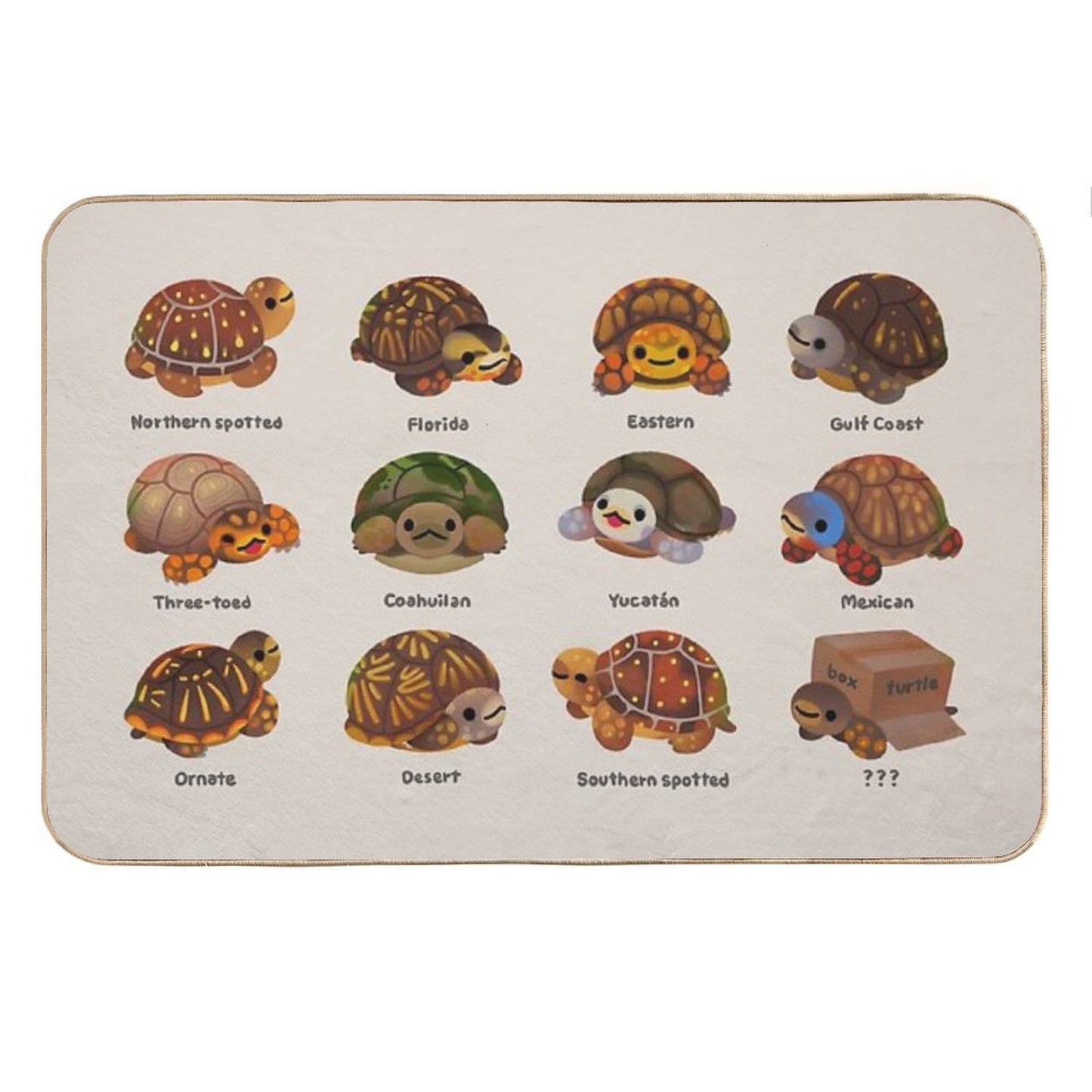 Box Turtle Bath Mat
