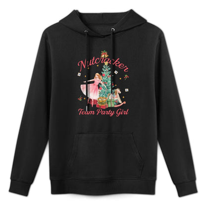 Nutcracker Christmas Team Party Girl For Bellerina Ballet Machine Washable Hoodie