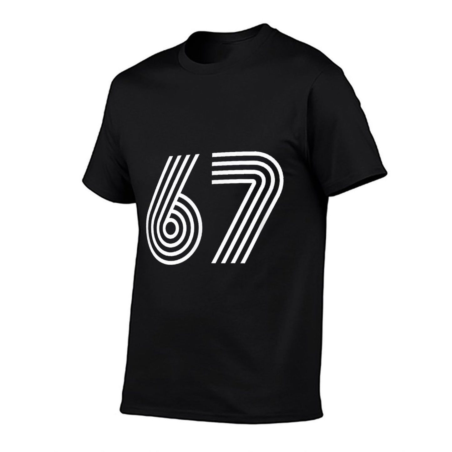 67 Funny Number Meme  Eco-friendly Material T-Shirt