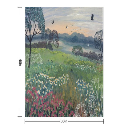 Summer's Eve Throw Blanket