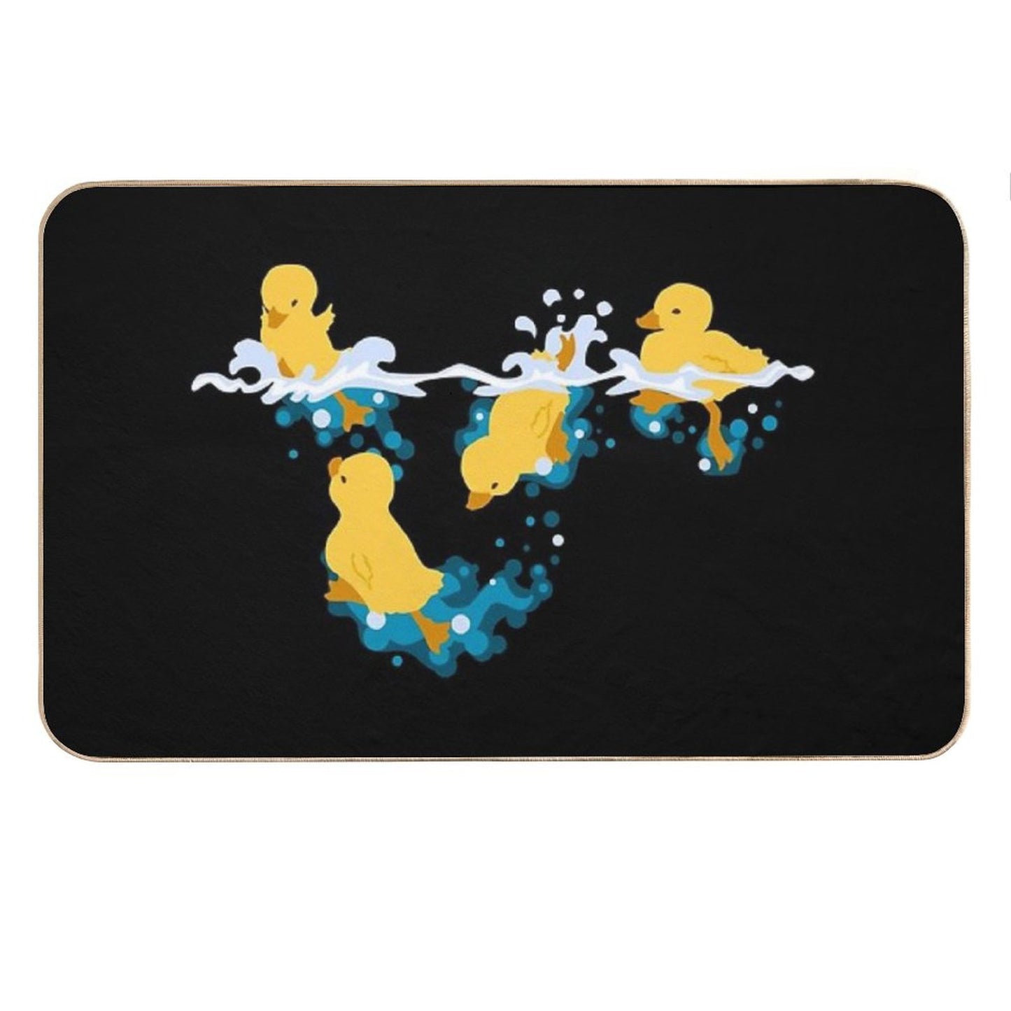 Happy Splashing Ducklings Bath Mat