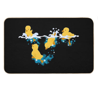 Happy Splashing Ducklings Bath Mat
