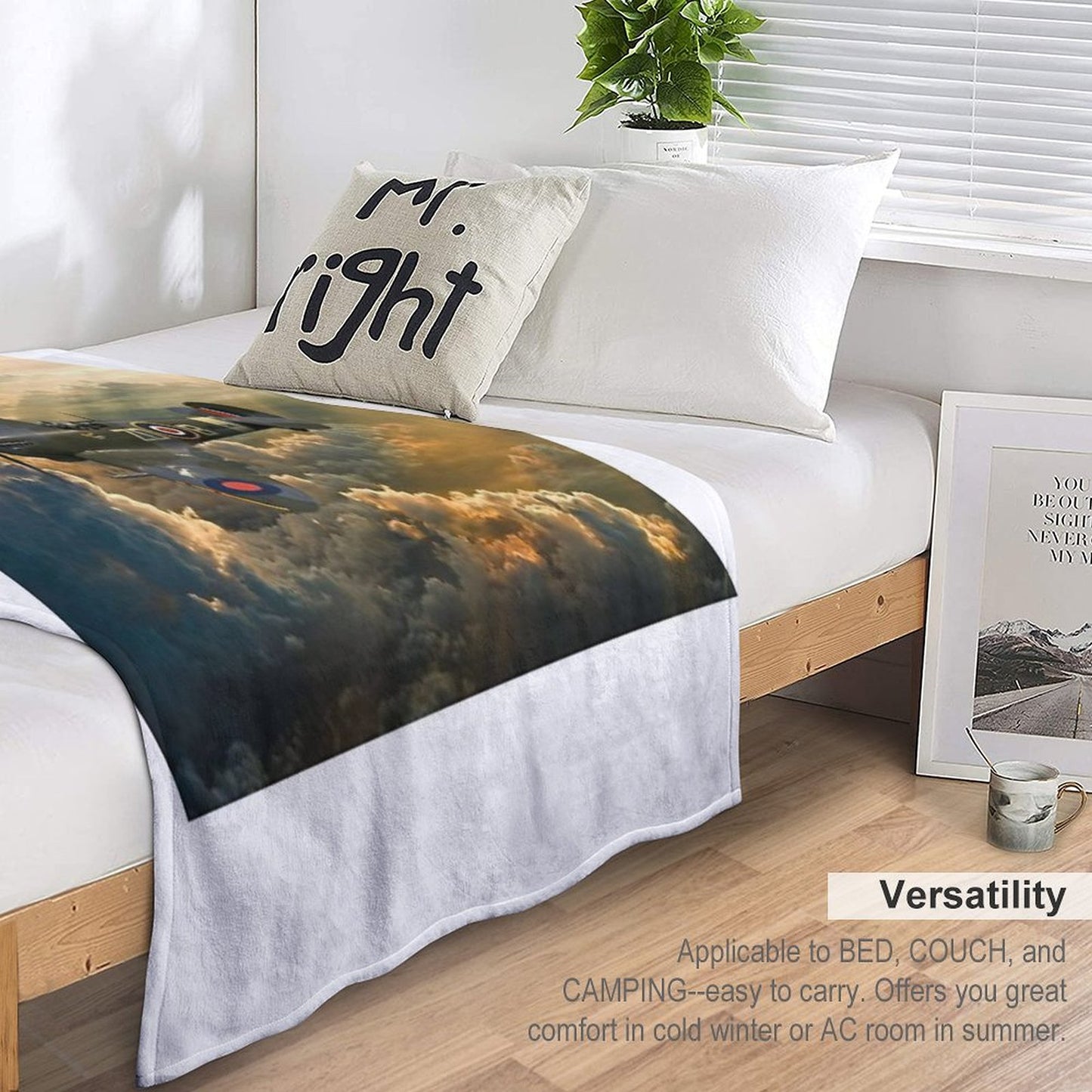 Spitfire Throw Blanket