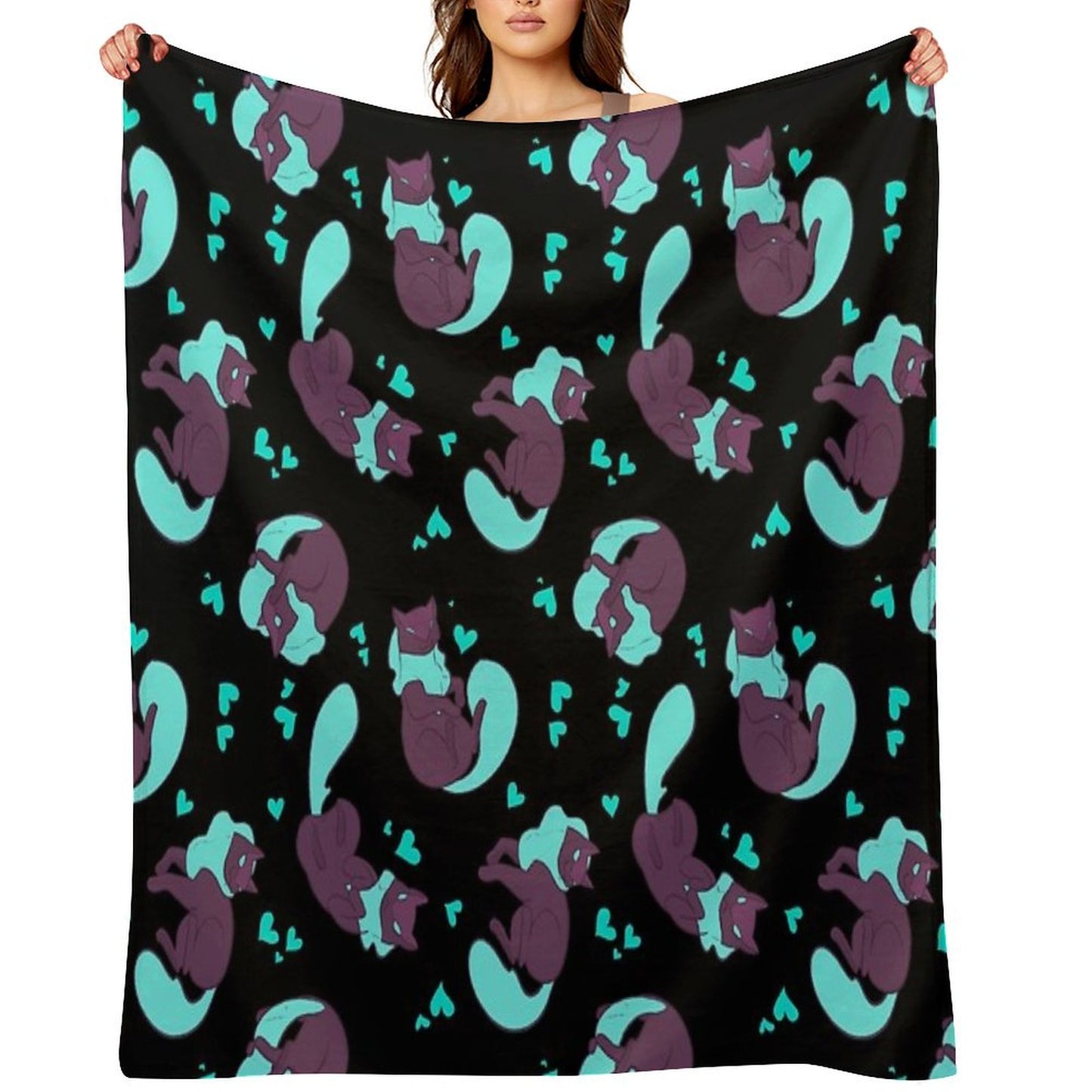 Melog Pattern Throw Blanket