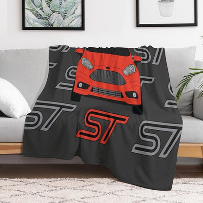 Fiesta ST Throw Blanket