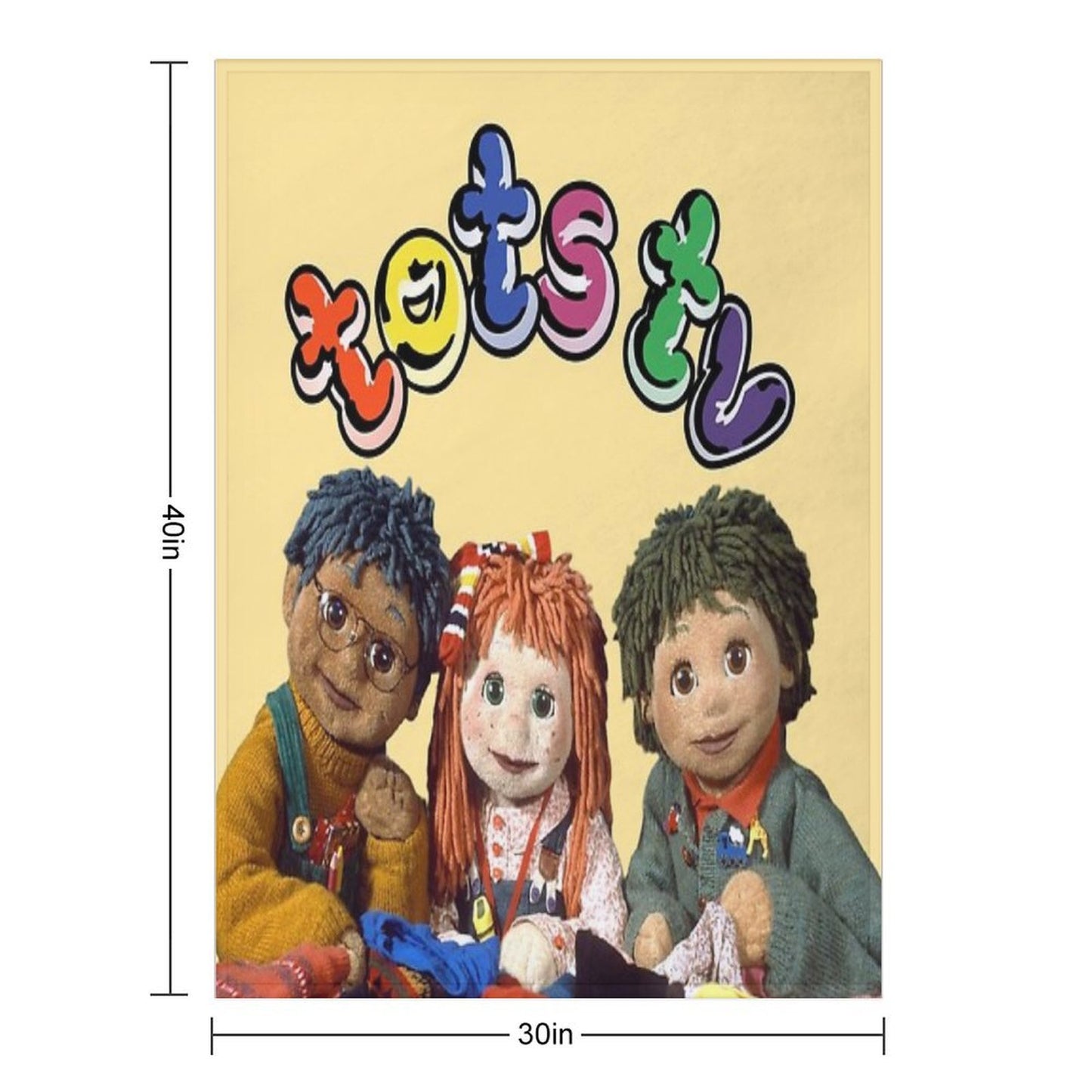 Tots TV Throw Blanket