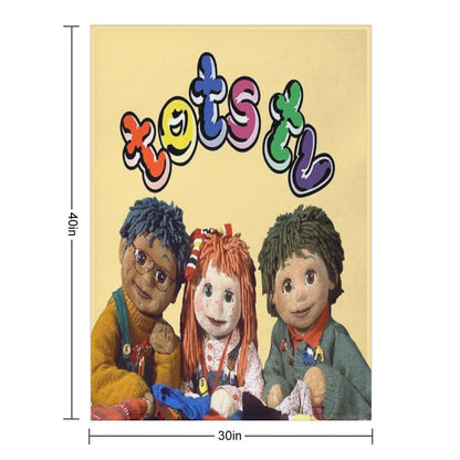 Tots TV Throw Blanket