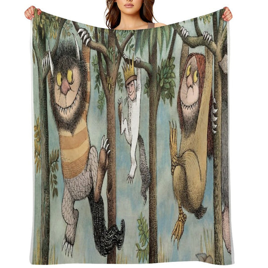 The Wild Things Are Throw Blanket