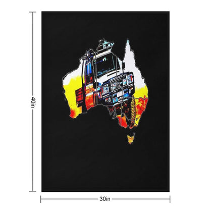 Toyota Land Cruiser 79 4wd 4x4 Throw Blanket