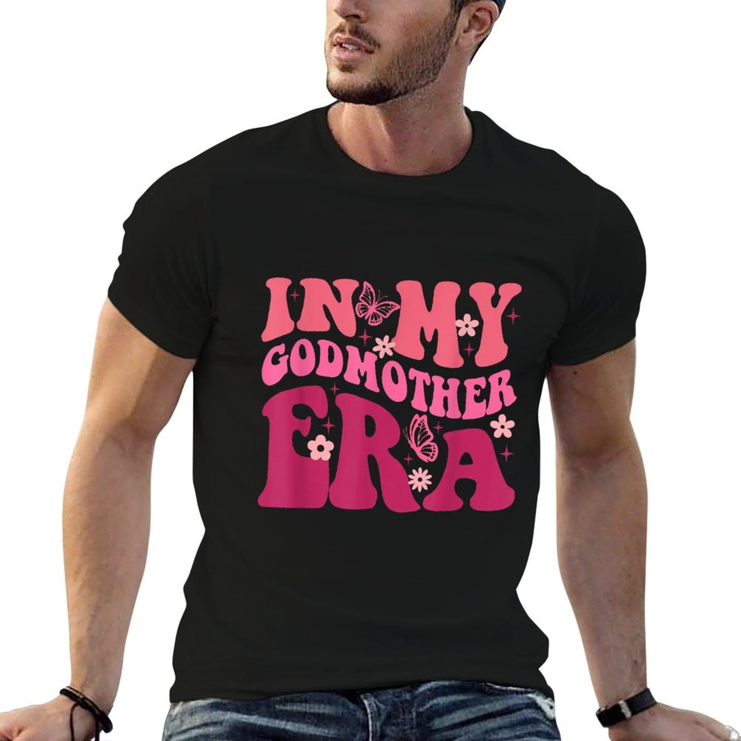 In My Godmother Era Retro Godmom Mother Proposal T-Shirt